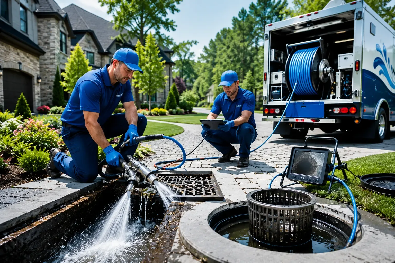 Local outdoor drain cleaning professionals in Highland, WI