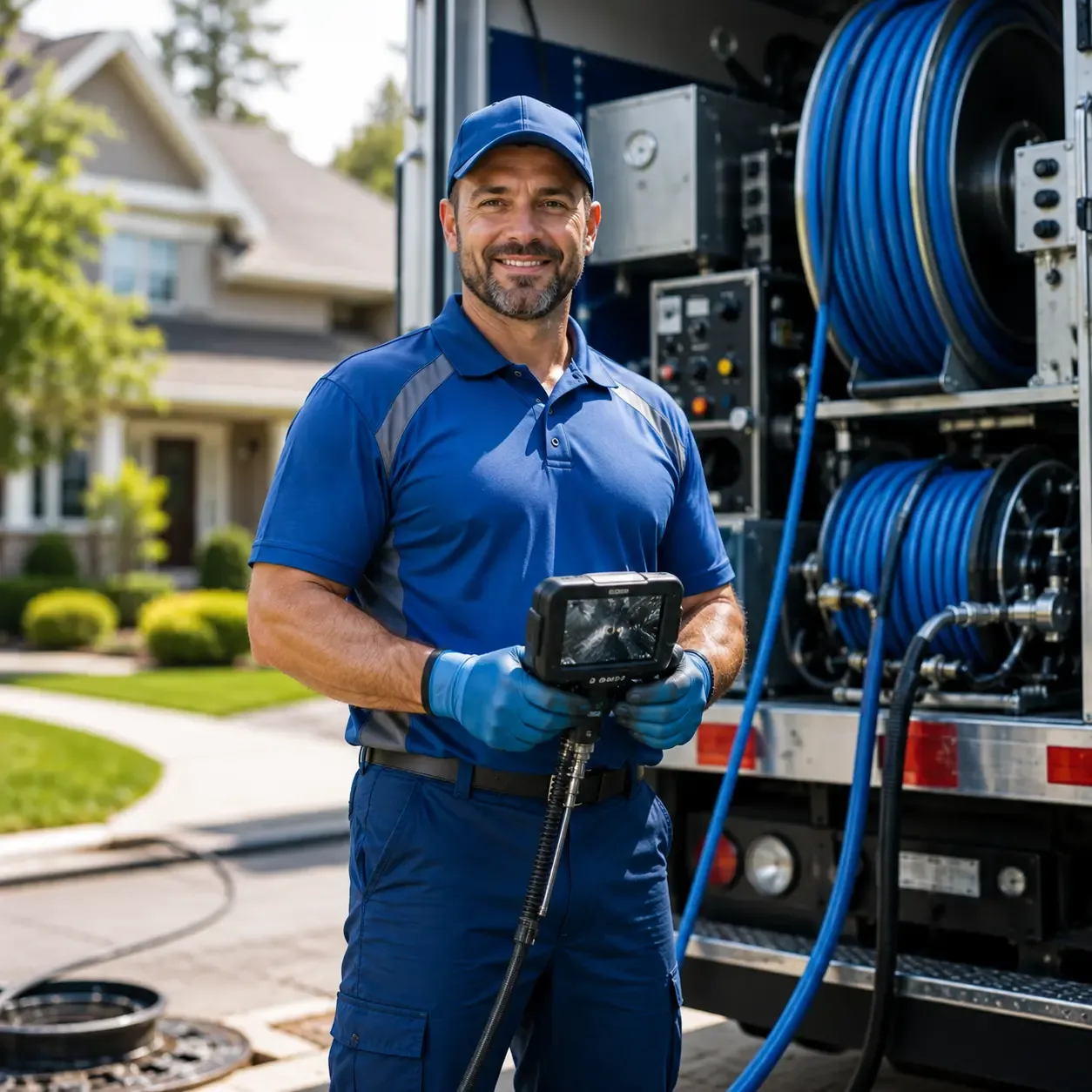 Local outdoor drain cleaning specialists in Highland, WI